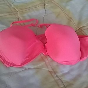 Pink bra